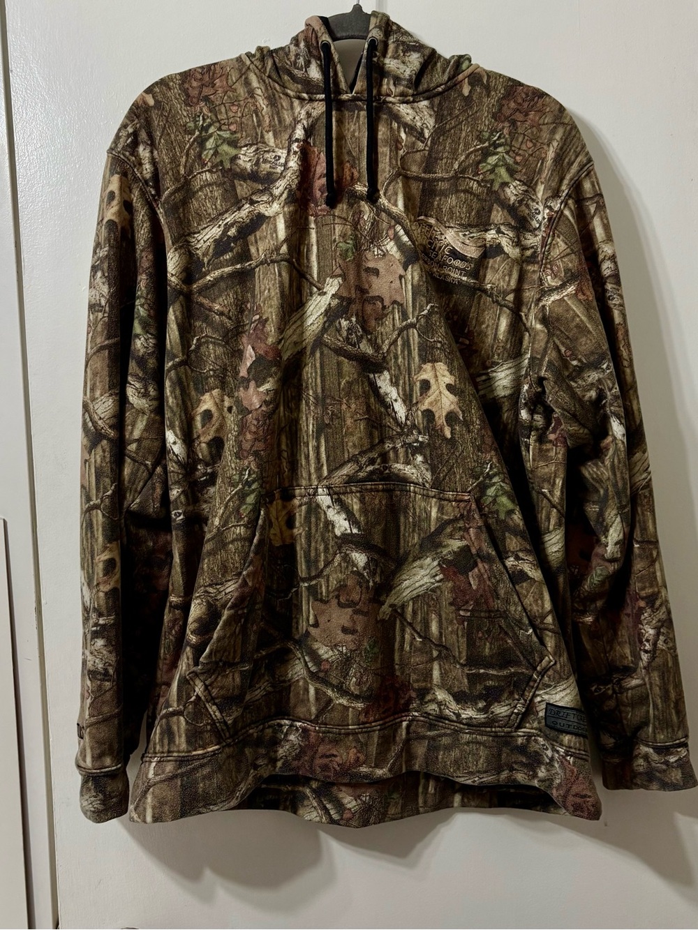 Men’s Camo Hoodie with Black hood lining and Fleece Body Lining